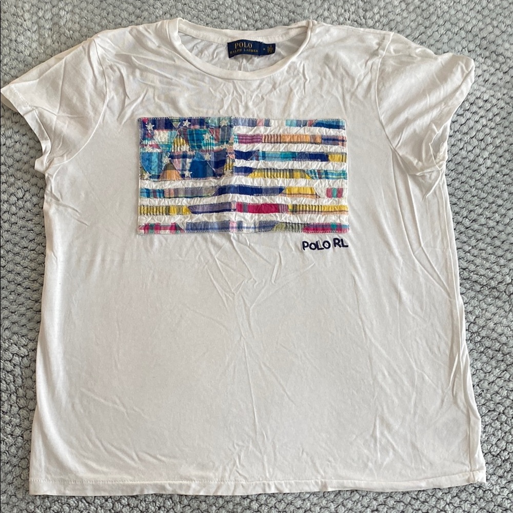 Polo RL White Graphic T-Shirt